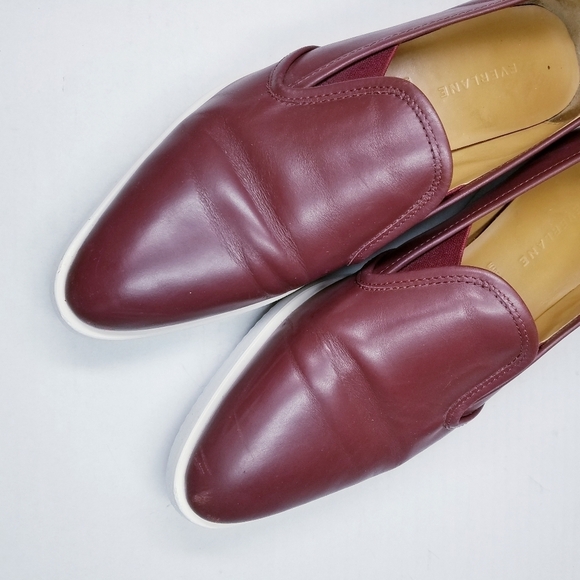 🌸 Everlane | Mahogany Leather Slip Ons - Picture 6 of 12